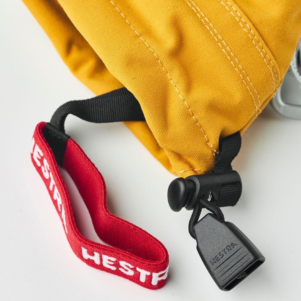 Hestra Army Leather Heli Kids Ski Gloves - Mustard (30560-460)