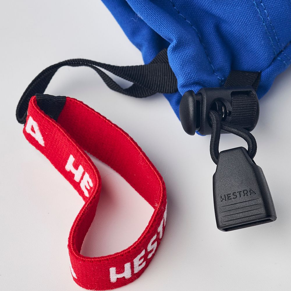 Hestra Army Leather Heli Kids Ski Gloves - Royal Blue (30560-250)