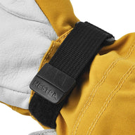 Hestra Army Leather Heli Kids Ski Mittens - Mustard (30561-460)