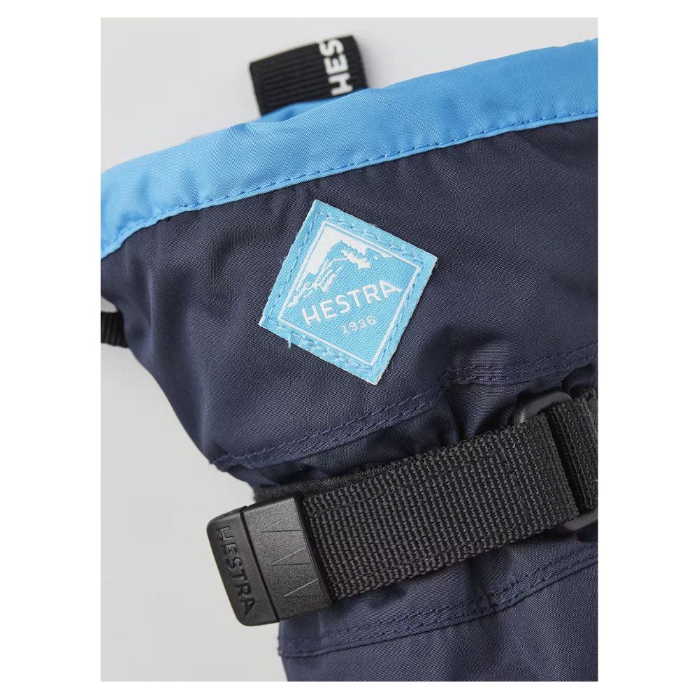 Hestra Gauntlet Czone Kids Ski Gloves - Dark Navy/Sky Blue (32531-290220)