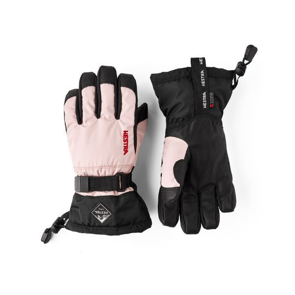 Hestra Gauntlet Czone Kids Ski Gloves - Parfait/Black (32530-914100) 