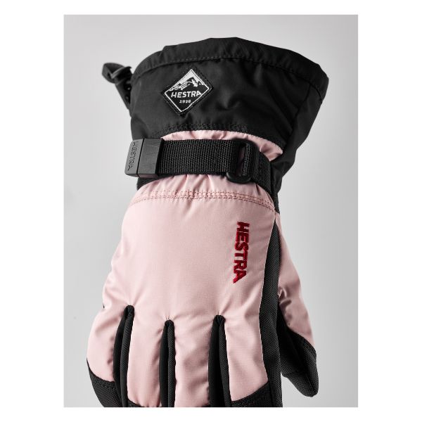 Hestra Gauntlet Czone Kids Ski Gloves - Parfait/Black (32530-914100) 