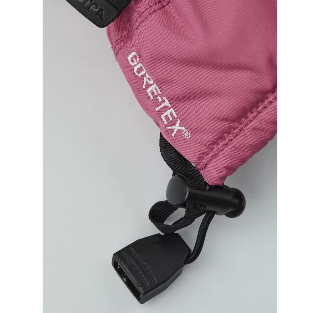 Hestra Gore-Tex Gauntlet Junior 5 Finger Ski Gloves, Fuchsia