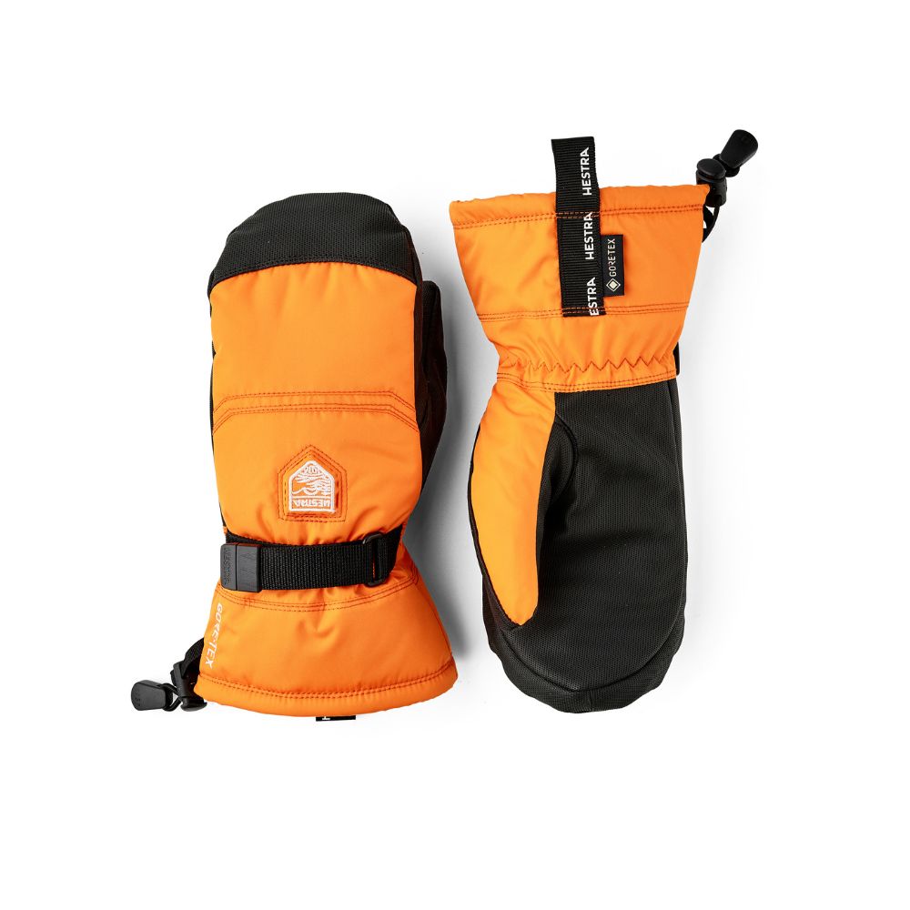Hestra Gore-Tex Gauntlet Kids Ski Mittens - 31581-510 Orange