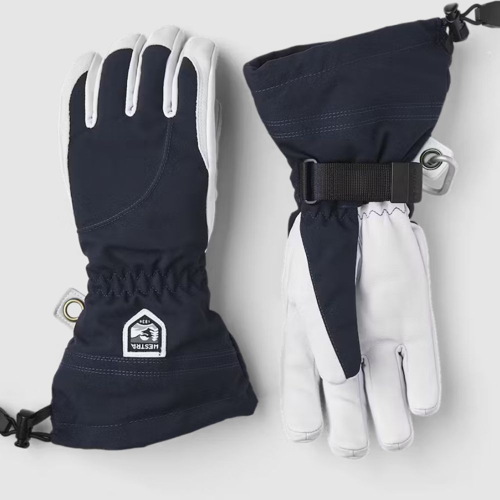 Hestra Heli Female Ski Gloves Navy/Offwhite