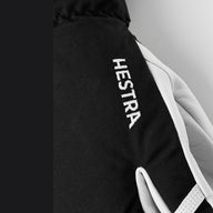 Hestra Army Leather Heli Ski 3-finger  30572-100 for adults. Warm ski gloves 