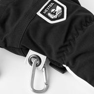 Hestra Army Leather Heli Ski 3-finger  30572-100 for adults. Warm ski gloves 