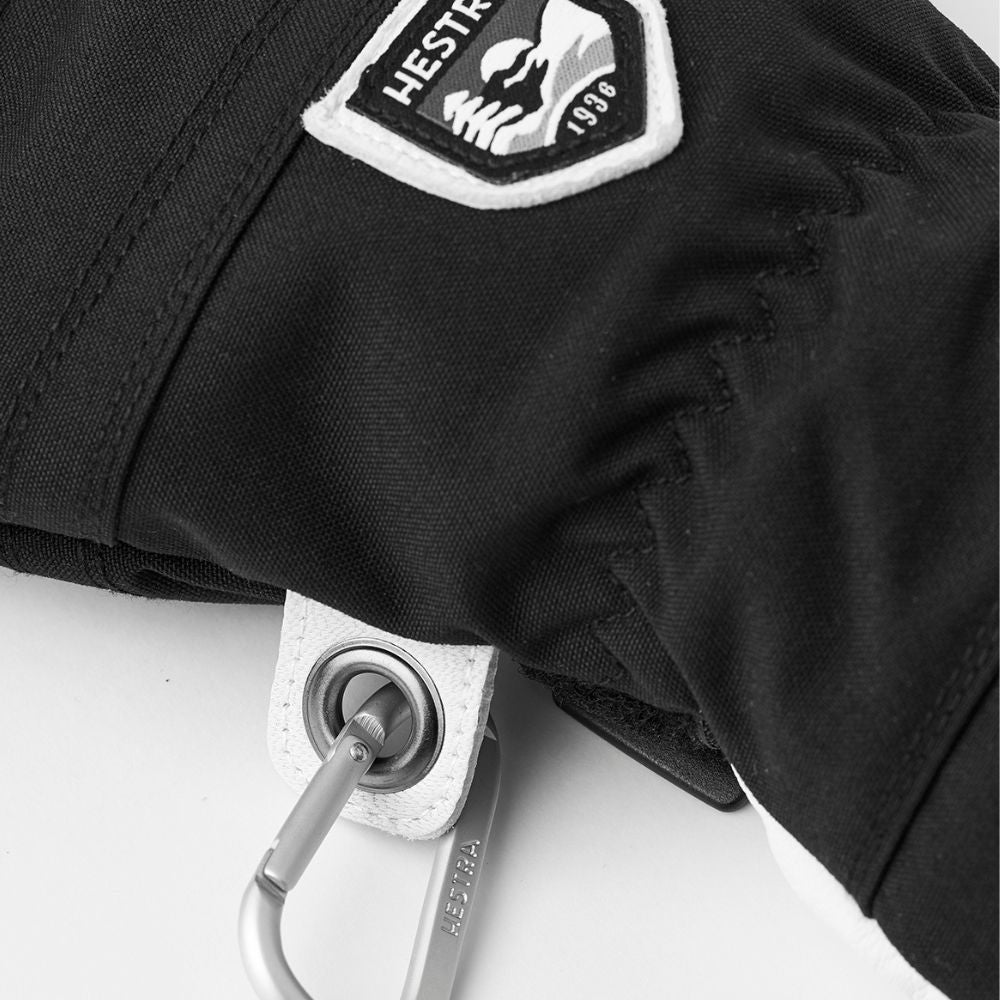 Hestra Army Leather Heli Ski Gloves - Black (Adult Sizing)