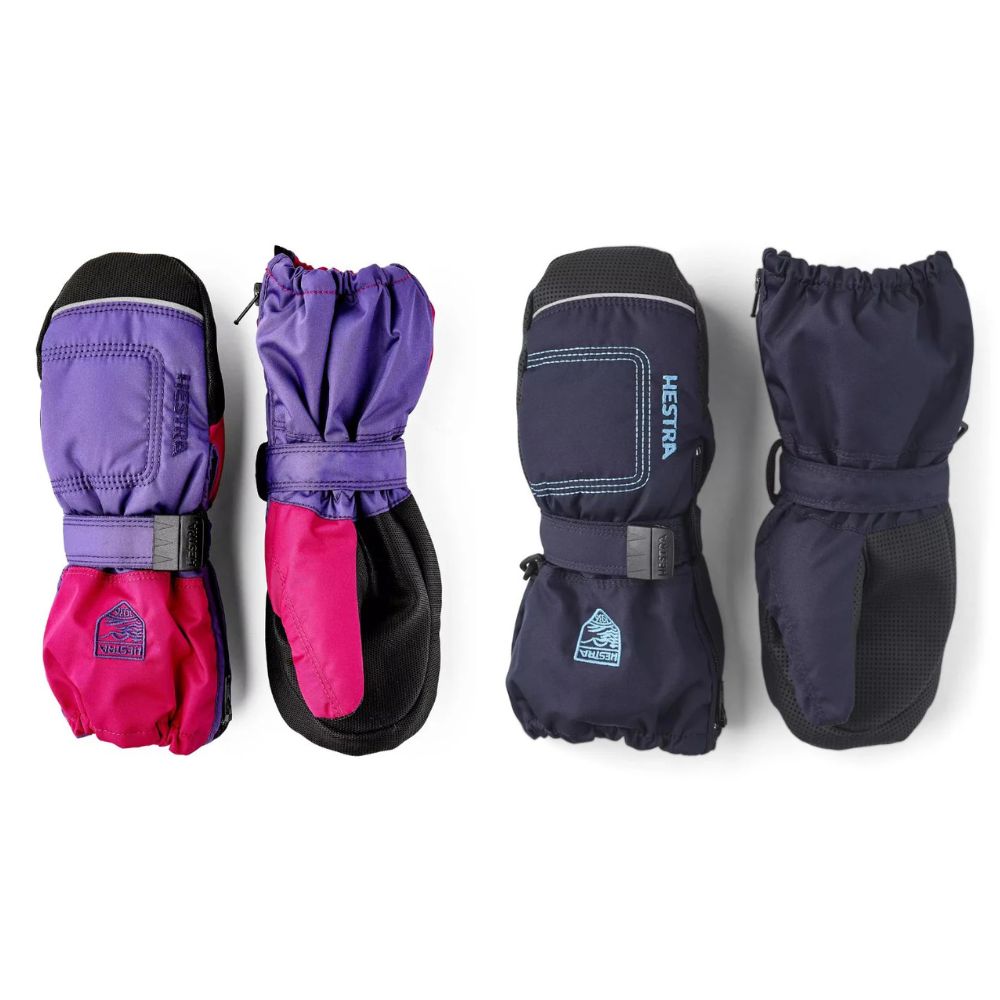 Hestra Baby Long Zip Mittens - Toddler Ski Mittens
