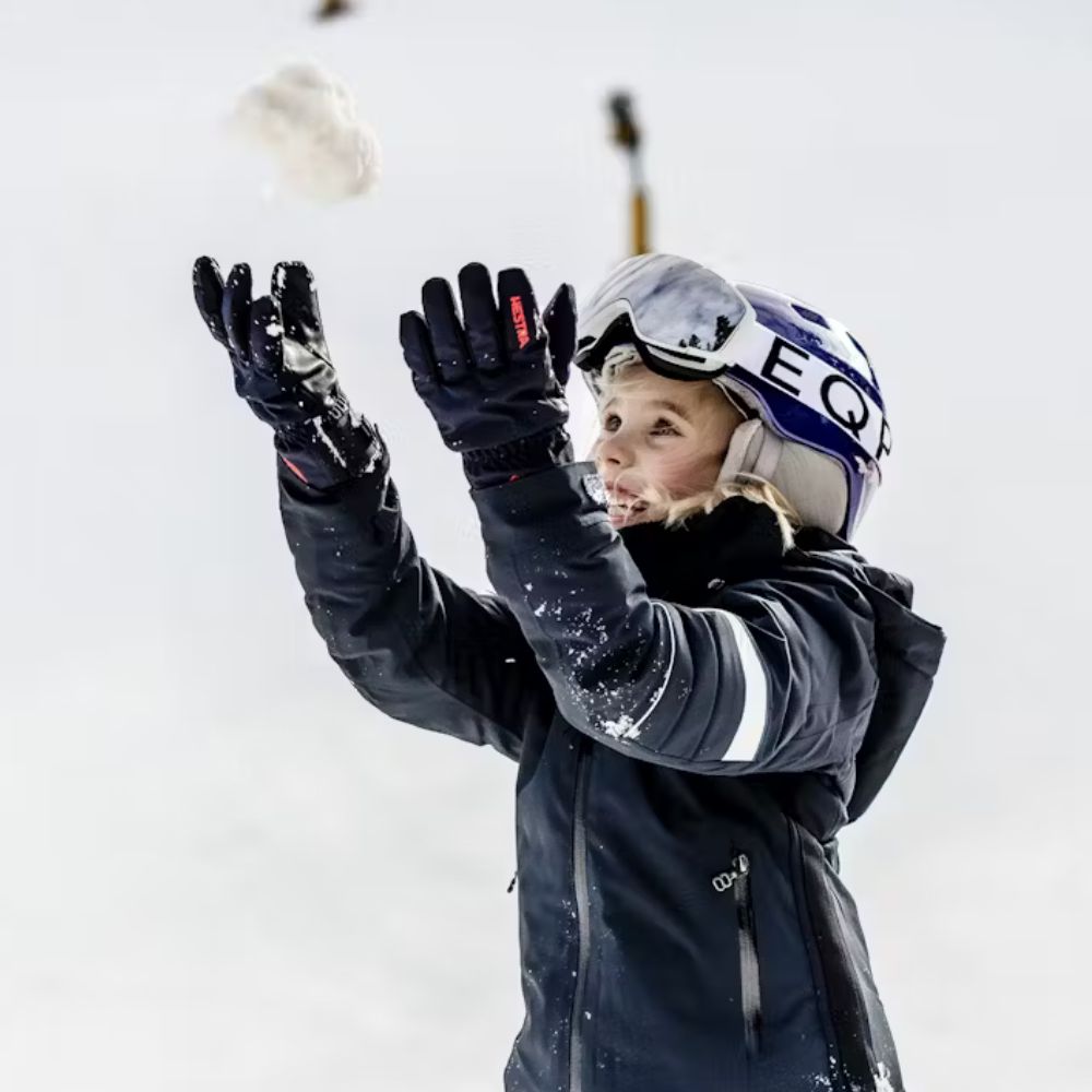 Hestra Ferox Primaloft Kids Ski Gloves, Navy 32990-280