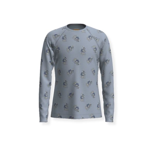 Icebreaker 200 Oasis Kids Merino Thermal Top, Bear Tour