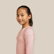 Icebreaker 200 Oasis Kids Merino Thermal Top, Pink Quartz