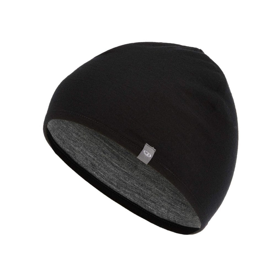 Icebreaker Adult Pocket Hat - Black/Gritstone