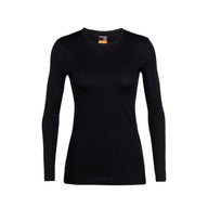 Icebreaker 200 Oasis Kids Merino Thermal Top, Black