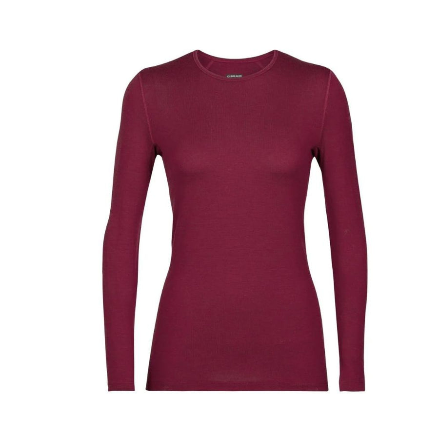 Icebreaker Women's 260 Merino Thermal Top - Cherry L Only
