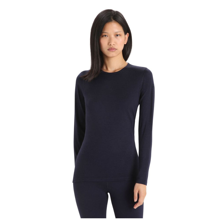 Icebreaker Womens 200 Oasis Merino Thermals - Midnight Navy