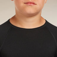 Icebreaker 200 Oasis Kids Merino Thermal Top, Black
