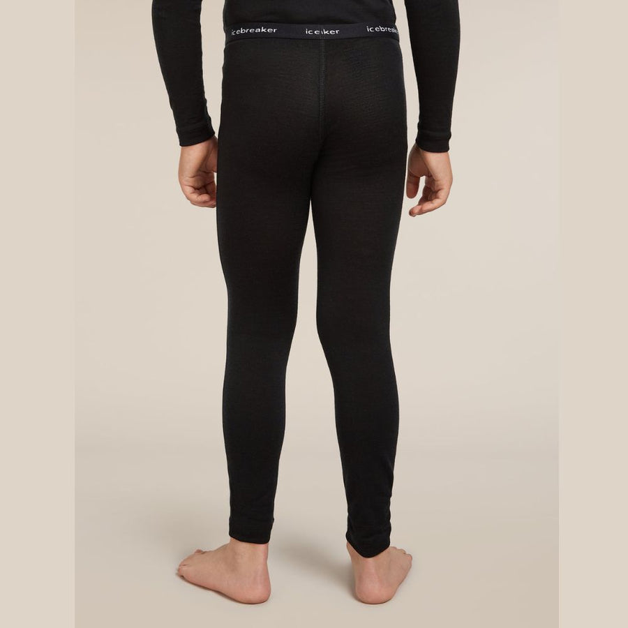 Icebreaker Kids 200 Oasis Merino Thermal Leggings, Black