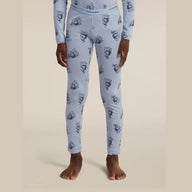 Icebreaker 200 Oasis Merino Thermal Leggings - Bear Tour Zinc Blue