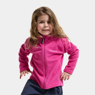 Kids Fleece Skiing Mid Layer - Didriksons Monte Fleece Top - Cactus Pink