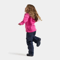 Kids Fleece Skiing Mid Layer - Didriksons Monte Fleece Top - Cactus Pink