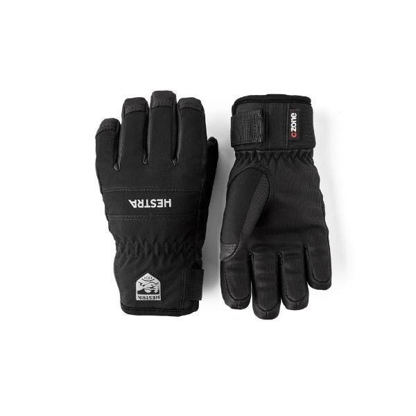 Hestra Ferox Primaloft Kids Ski Gloves - Black (32990)