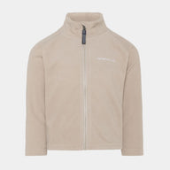 Kids Fleece - Didriksons Monte Fleece Jacket - Beach Beige