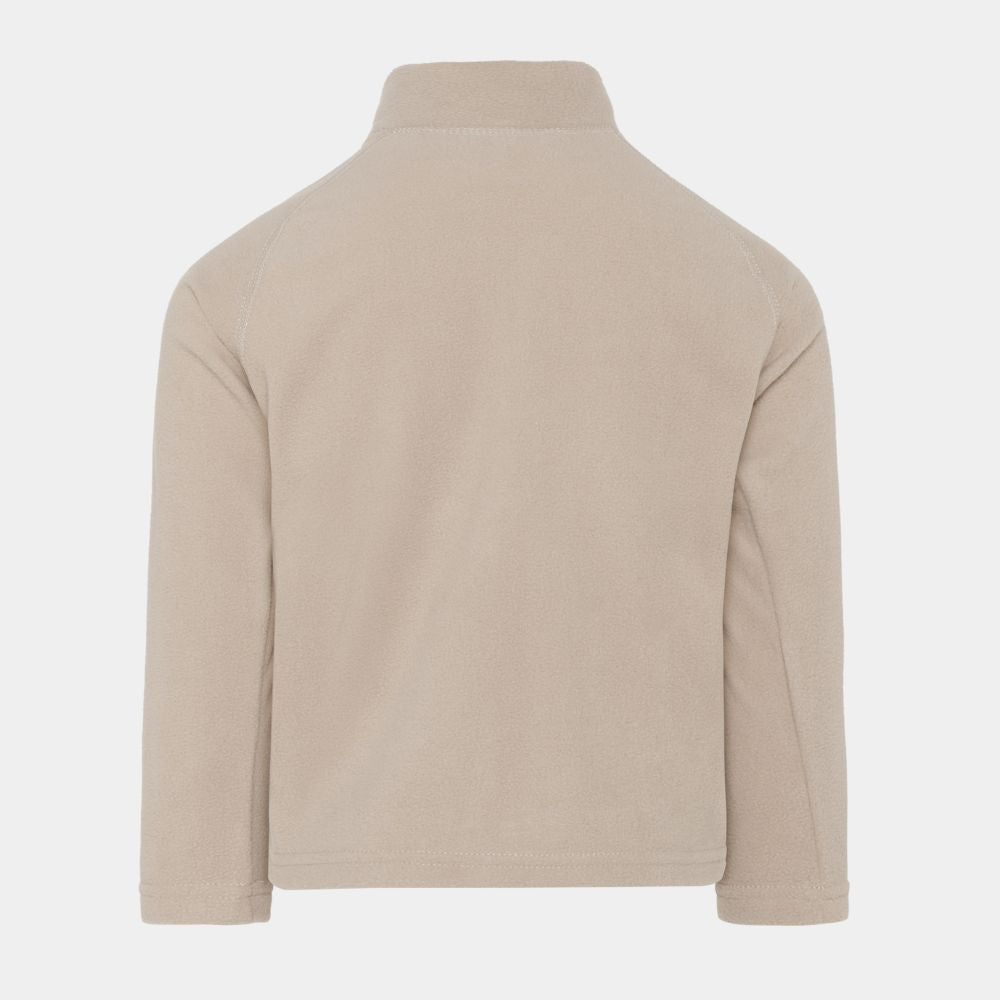 Kids Skiing Fleece - Didriksons Monte Fleece Jacket - Beach Beige