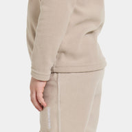 Kids Skiing Fleece - Didriksons Monte Fleece Jacket - Beach Beige
