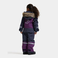 Kids Snowsuit Waterproof 15K - Didriksons Bjarven 5 Coverall - Northern Purple