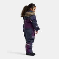 Kids Snowsuit Waterproof 15K - Didriksons Bjarven 5 Coverall - Northern Purple