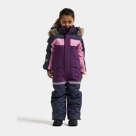 Kids Snowsuit Waterproof 15K - Didriksons Bjarven 5 Coverall - Northern Purple