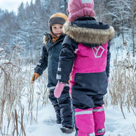Kids Snowsuit Waterproof 15K - Didriksons Bjarven 5 Coverall - Cactus Pink