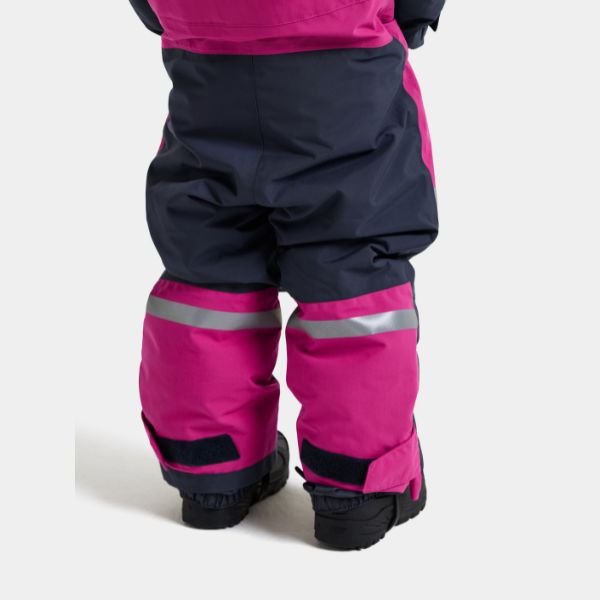 Kids Snowsuit Waterproof 15K - Didriksons Bjarven 5 Coverall - Cactus Pink