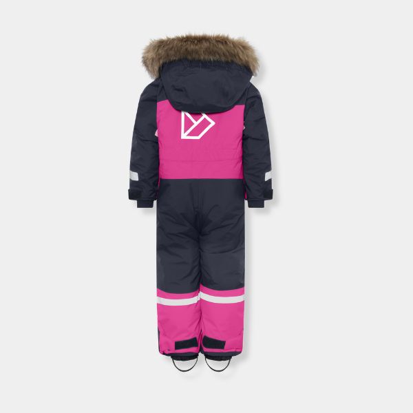 Kids Snowsuit Waterproof 15K - Didriksons Bjarven 5 Coverall - Cactus Pink