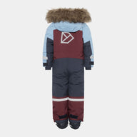 Kids Snowsuit - Didriksons Bjarven Coverall - Anemon Red