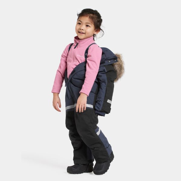 Didriksons Bjarven 5 Kids Coverall - Navy