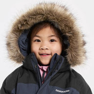 Didriksons Bjarven 5 Kids Coverall - Navy