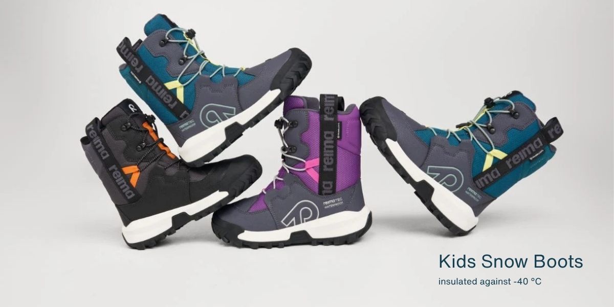 Kids snow boots - suitable for Lapland and skiing holiday 
