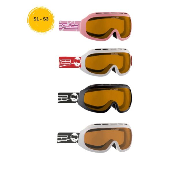 Light Adaptive OTG Kids Ski Goggles (983) 3-6 years