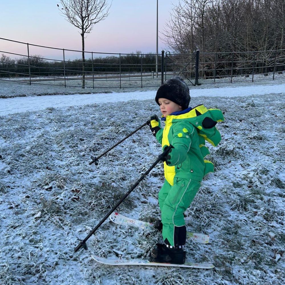 Little Skiers Beginner 70cm Toddler Skis and Poles
