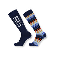 Merino Ski Socks - Barts Twin Pack, Stripe