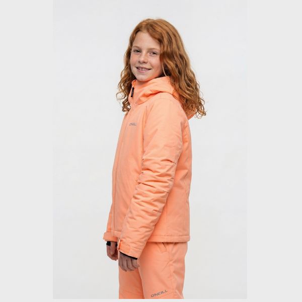 O'Neill Cruz Girls Snow Jacket - Funky Peach 3500062-12535