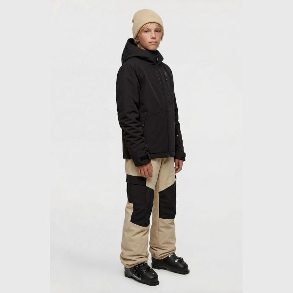 O'Neill Cruz Insulated Boys Ski Jacket - Black Out.  Waterproof Kids SKi Wear