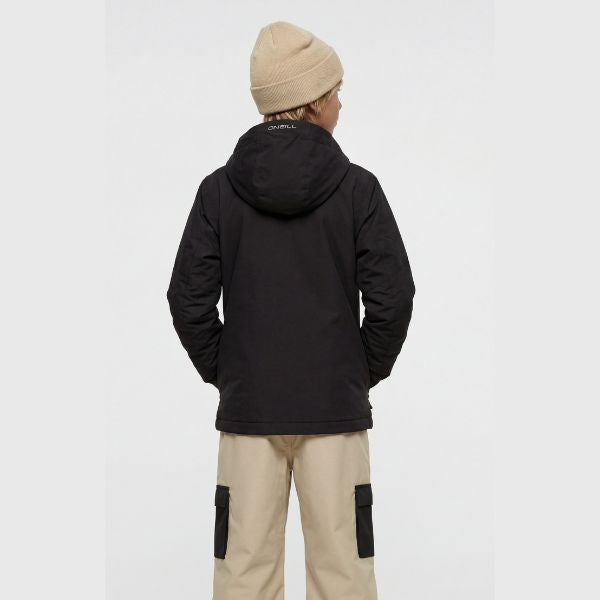 O'Neill Cruz Insulated Boys Ski Jacket - Black Out.  Waterproof Kids SKi Wear