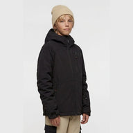 O'Neill Cruz Insulated Boys Ski Jacket - Black Out.  Waterproof Kids SKi Wear