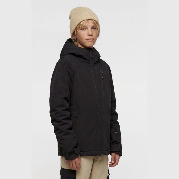 O'Neill Cruz Insulated Boys Ski Jacket - Black Out.  Waterproof Kids SKi Wear