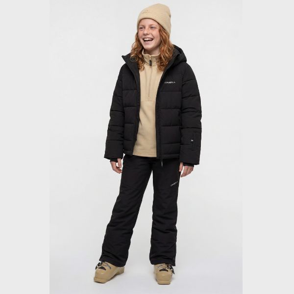 O'Neill Cruz Puffer Snow Jacket - Black Out
