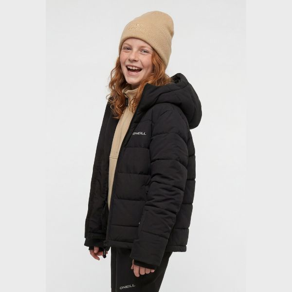 O'Neill Cruz Puffer Snow Jacket - Black Out