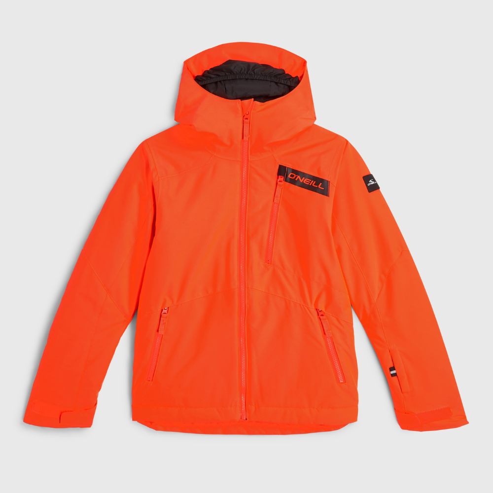 O'Neill Cruz Boys Snow Jacket - Tokyo Lights. Neon Kids Ski Jacket